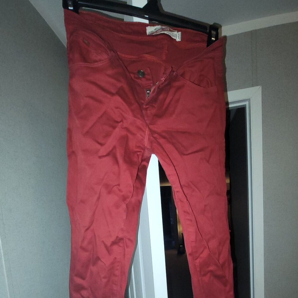 Red Core Denim Zara jeans